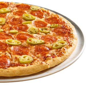 Pepperoni and Jalapeno Pizza